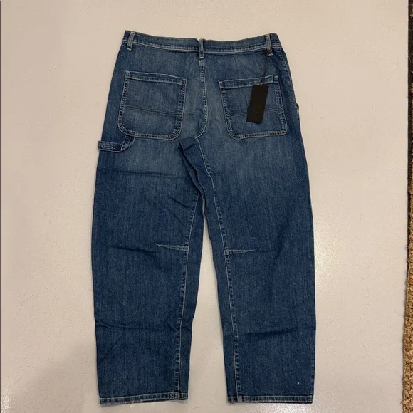 Nili Lotan Relaxed Fit Denim Jeans - Picture 3 of 5